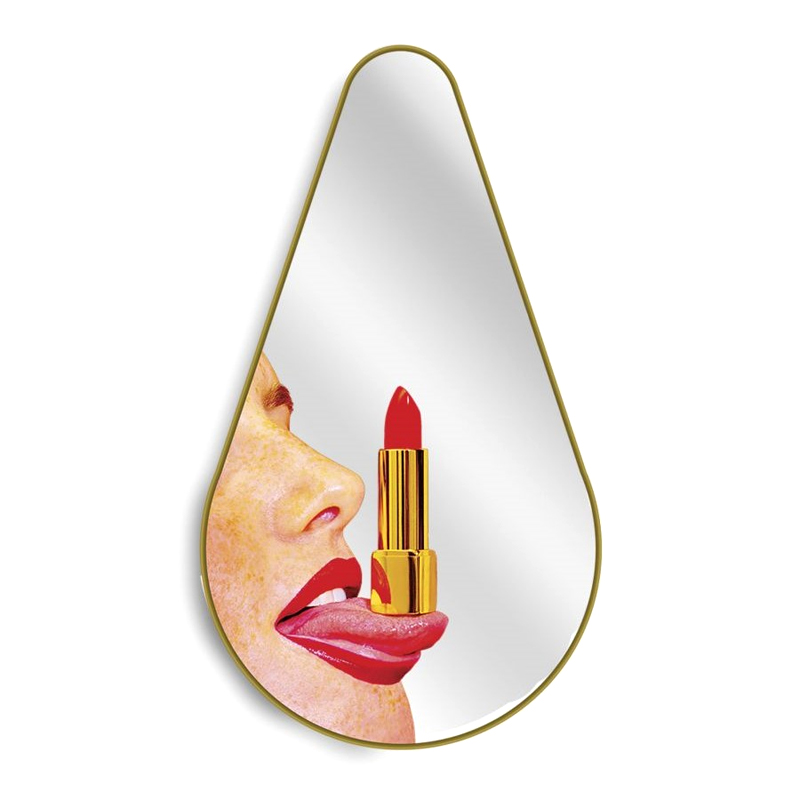 Зеркало Seletti Pear Tongue Золотой Зеркало Seletti Pear Tongue Золотой в Барнауле | Loft Concept