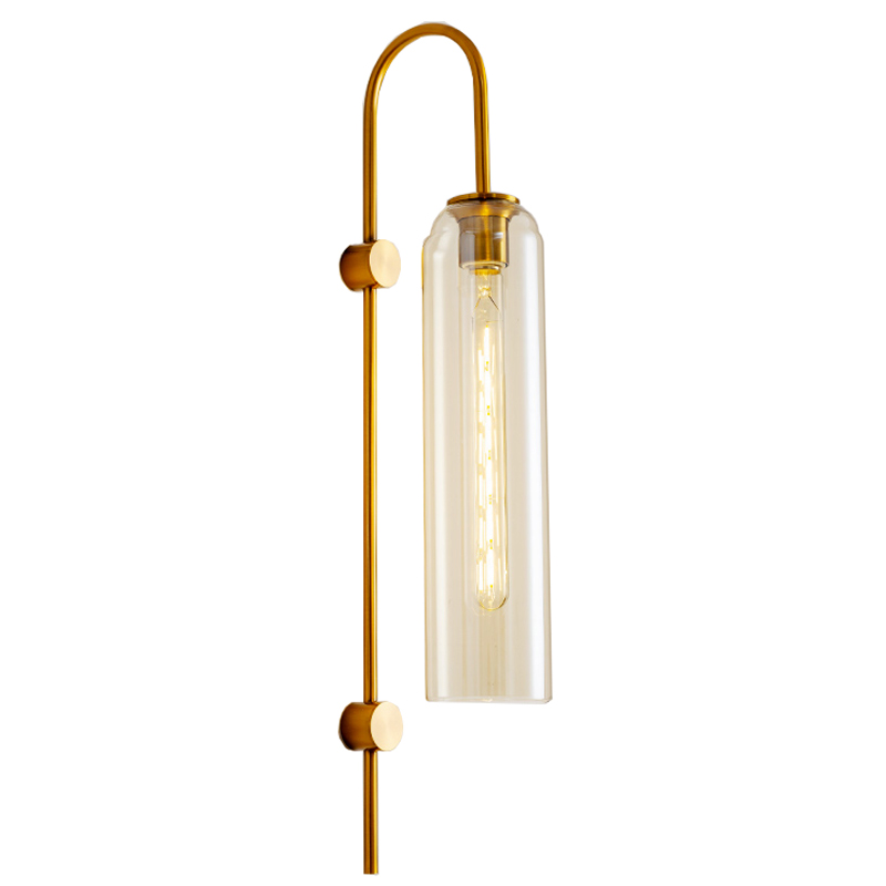 Бра ARTICOLO float Wall Sconce Transparent Глянцевое золото Прозрачный Бра ARTICOLO float Wall Sconce Transparent Глянцевое золото Прозрачный в Барнауле | Loft Concept
