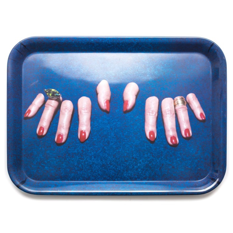 Поднос Seletti Tray Fingers Синий Поднос Seletti Tray Fingers Синий в Барнауле | Loft Concept