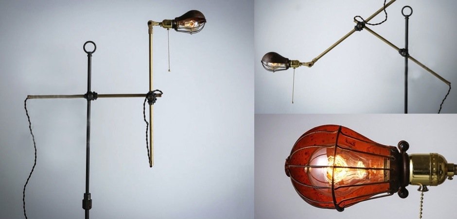 Напольный светильник Steampunk Extension Pole Floor Напольный светильник Steampunk Extension Pole Floor - Loft-Concept в Барнауле