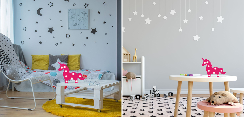 Детский ночник Розовый единорог Детский ночник Розовый единорог - Loft-Concept в Барнауле