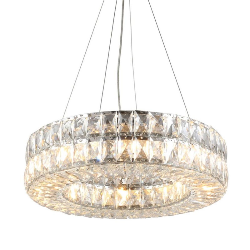 Люстра Crystal Regena Silver Chandelier Прозрачный Хром в Барнауле | Loft Concept 