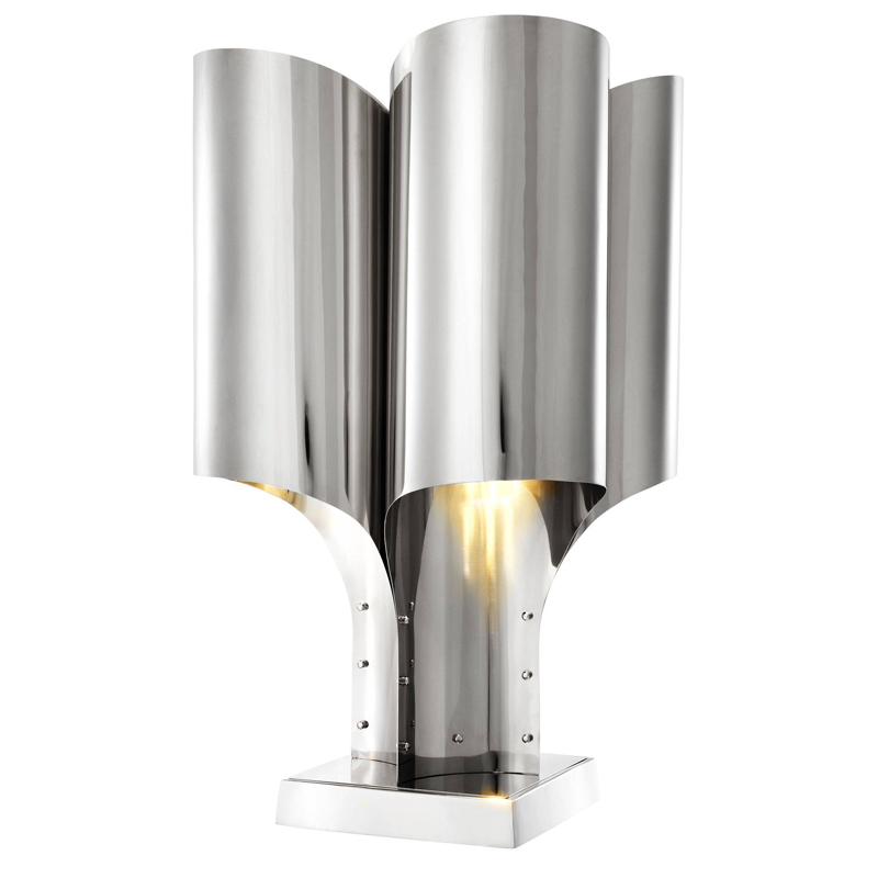 Настольная лампа Eichholtz Table Lamp Spiaggia Никель Настольная лампа Eichholtz Table Lamp Spiaggia Никель в Барнауле | Loft Concept