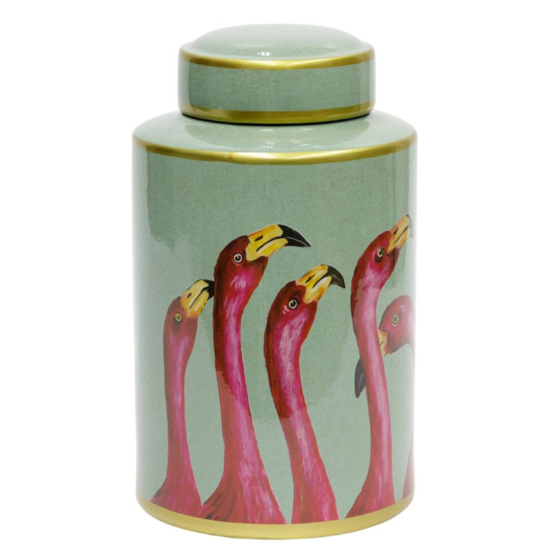 Ваза Flamingo Vase Розовый Бирюзовый Золотой Ваза Flamingo Vase Розовый Бирюзовый Золотой в Барнауле | Loft Concept