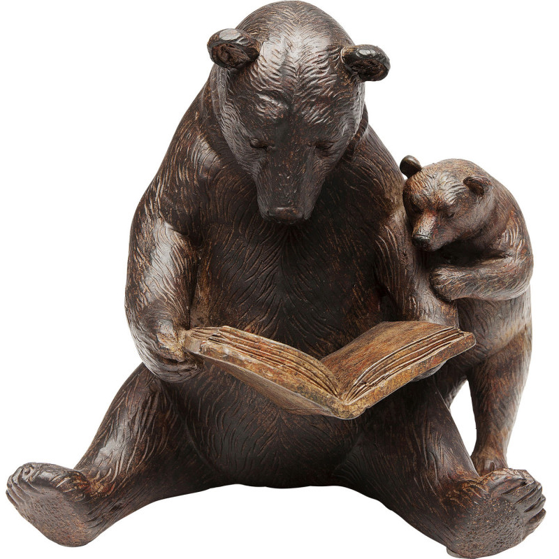 Статуэтка Reading Bears Коричневый Статуэтка Reading Bears Коричневый в Барнауле | Loft Concept