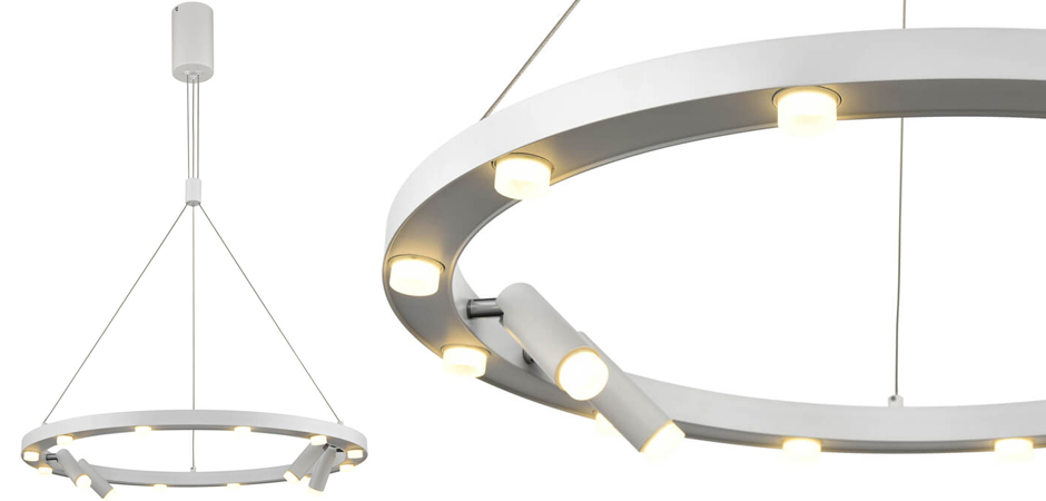 Люстра Rigor & Conciseness Lighting White Disk Люстра Rigor & Conciseness Lighting White Disk - Loft-Concept в Барнауле
