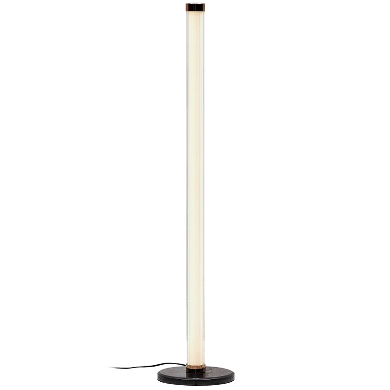 Дизайнерский торшер CANVAS GLASS TUBE FLOOR LAMP Медь Кремовый Черный Прозрачное Стекло Дизайнерский торшер CANVAS GLASS TUBE FLOOR LAMP Медь Кремовый Черный Прозрачное Стекло в Барнауле | Loft Concept