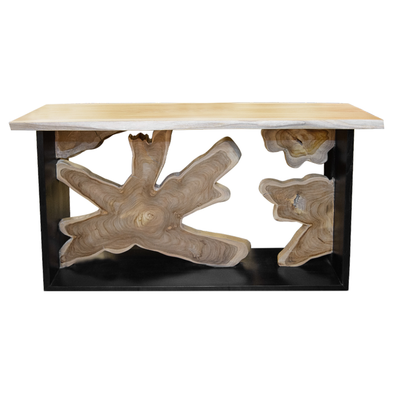 Консоль Erkan Console Древесина Черный в Барнауле | Loft Concept 