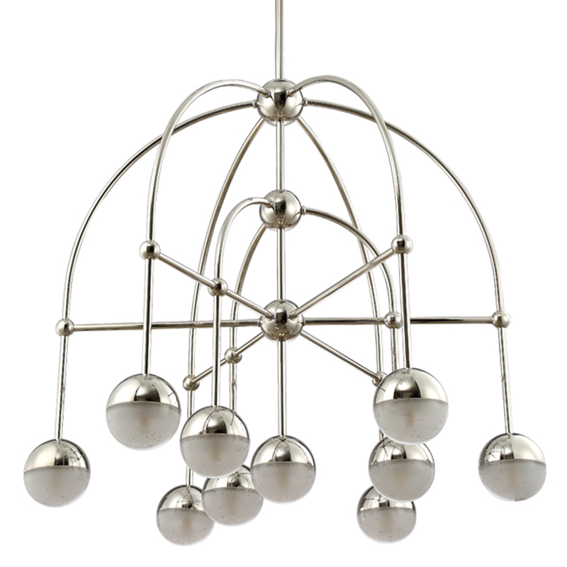 Люстра Heidy Chrome Chandelier 10 Хром Люстра Heidy Chrome Chandelier 10 Хром в Барнауле | Loft Concept