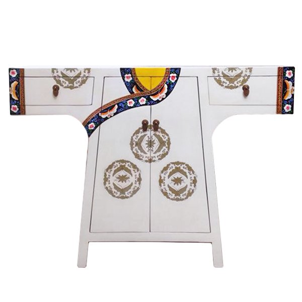 Китайская консоль White oriental robe Белый Китайская консоль White oriental robe Белый в Барнауле | Loft Concept