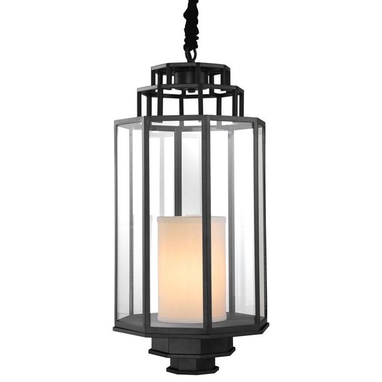 Люстра Lantern Monticello M Черный Прозрачное Стекло Кремовый Люстра Lantern Monticello M Черный Прозрачное Стекло Кремовый в Барнауле | Loft Concept