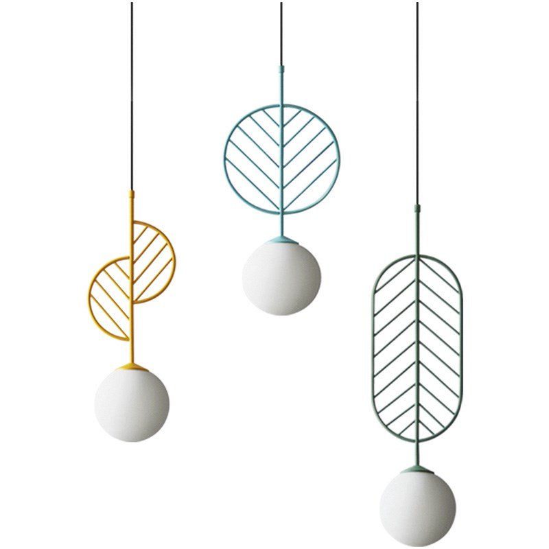 Люстра Cosima lamp Голубой Желтый Малахит (зеленый) Черный в Барнауле | Loft Concept 