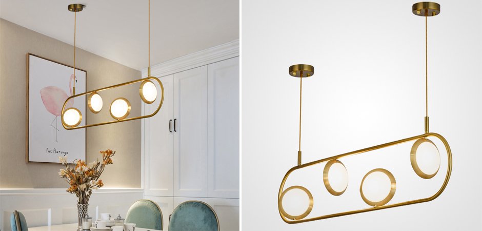 Люстра HOOP LED LONG Люстра HOOP LED LONG - Loft-Concept в Барнауле