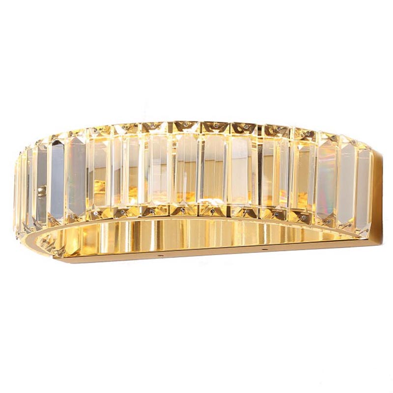 Бра Crystal Shine Linda Gold Wall Lamp A Золотой Прозрачный (Transparent) в Барнауле | Loft Concept 