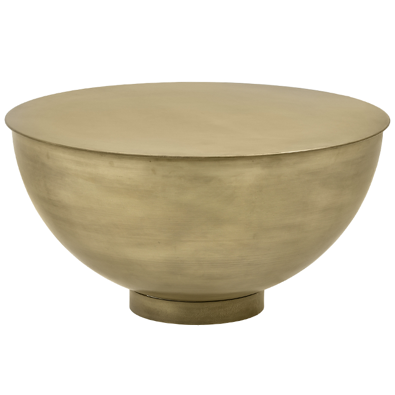 Круглый кофейный стол Modern Metal Caldron Coffee Table Золотой в Барнауле | Loft Concept 