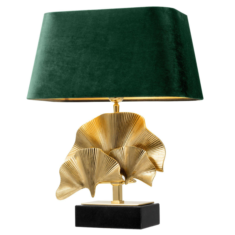 Настольная лампа Eichholtz Table Lamp Olivier green Латунь Черный Зеленый Настольная лампа Eichholtz Table Lamp Olivier green Латунь Черный Зеленый в Барнауле | Loft Concept