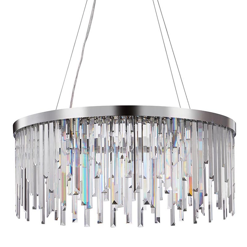 Люстра Bennett Chandelier chrome Хром Прозрачный Люстра Bennett Chandelier chrome Хром Прозрачный в Барнауле | Loft Concept