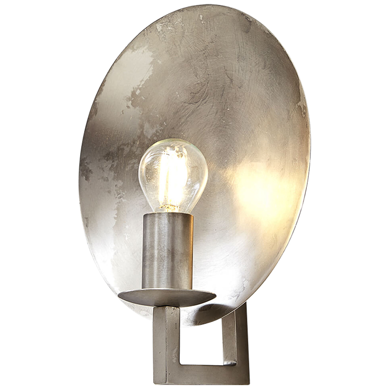 Бра Bennu Disk sconce Никель Сатин Бра Bennu Disk sconce Никель Сатин в Барнауле | Loft Concept