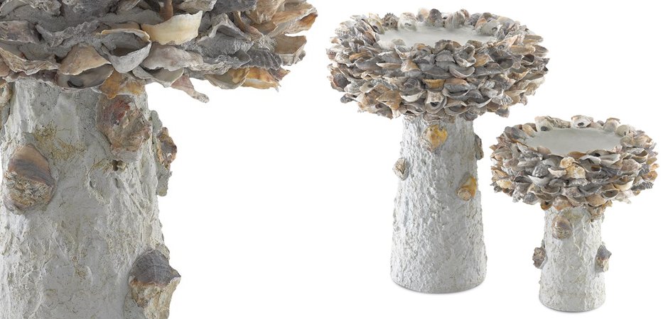 Статуэтка Oyster Shell Small Bird Bath Статуэтка Oyster Shell Small Bird Bath - Loft-Concept в Барнауле