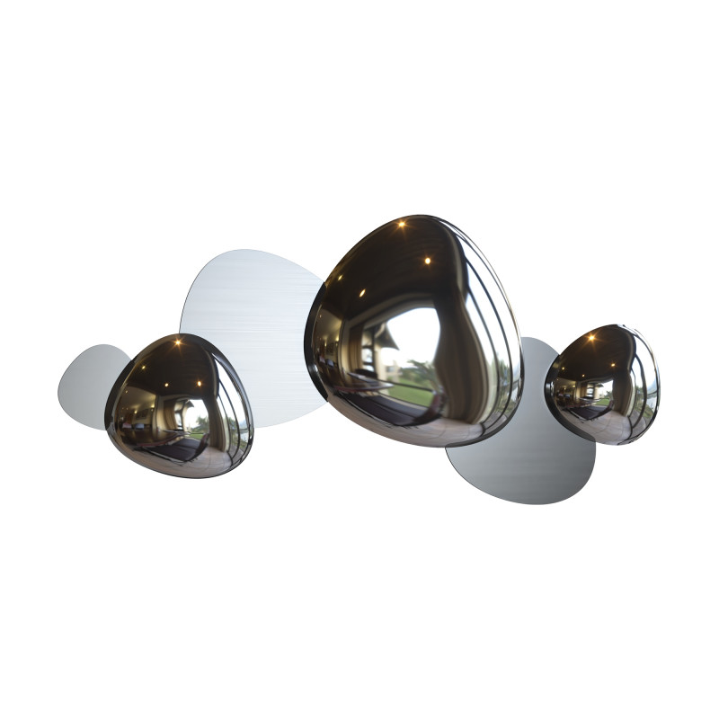 Бра Silver Matt & Gloss 2 Серебряный Бра Silver Matt & Gloss 2 Серебряный в Барнауле | Loft Concept