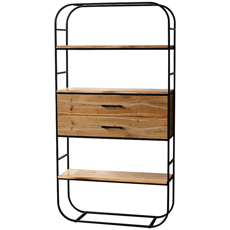 Стеллаж Glenn Industrial Metal Rust Two Drawers Rack Древесина Черный Стеллаж Glenn Industrial Metal Rust Two Drawers Rack Древесина Черный в Барнауле | Loft Concept