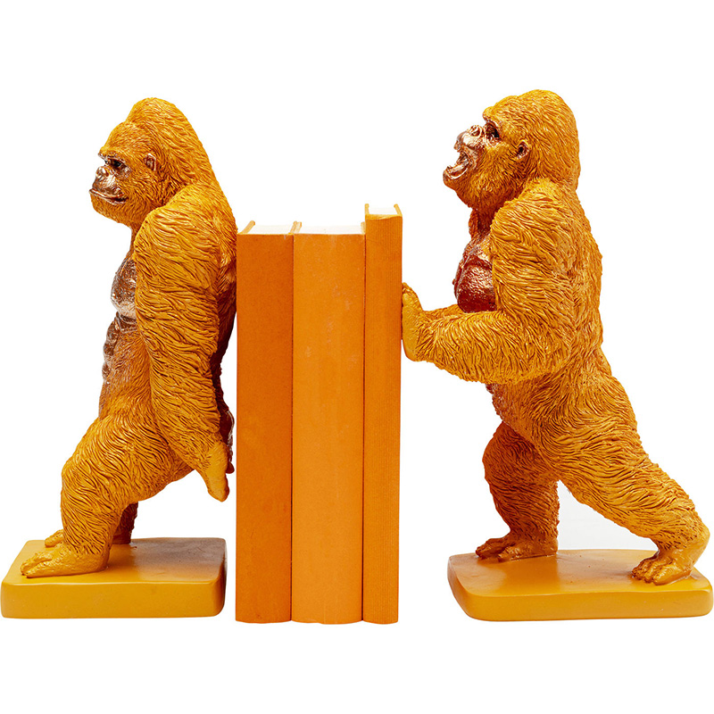 Держатель для книг Gorillas Оранжевый Держатель для книг Gorillas Оранжевый в Барнауле | Loft Concept