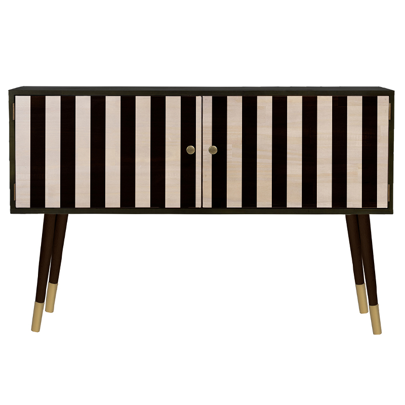 Комод длинный с 2-мя дверцами Rutledge Chest of Drawers Черный Бежевый Золотой Комод длинный с 2-мя дверцами Rutledge Chest of Drawers Черный Бежевый Золотой в Барнауле | Loft Concept