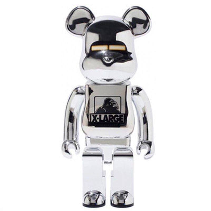 Статуэтка Bearbrick Chrome X-Large Темный хром Статуэтка Bearbrick Chrome X-Large Темный хром в Барнауле | Loft Concept