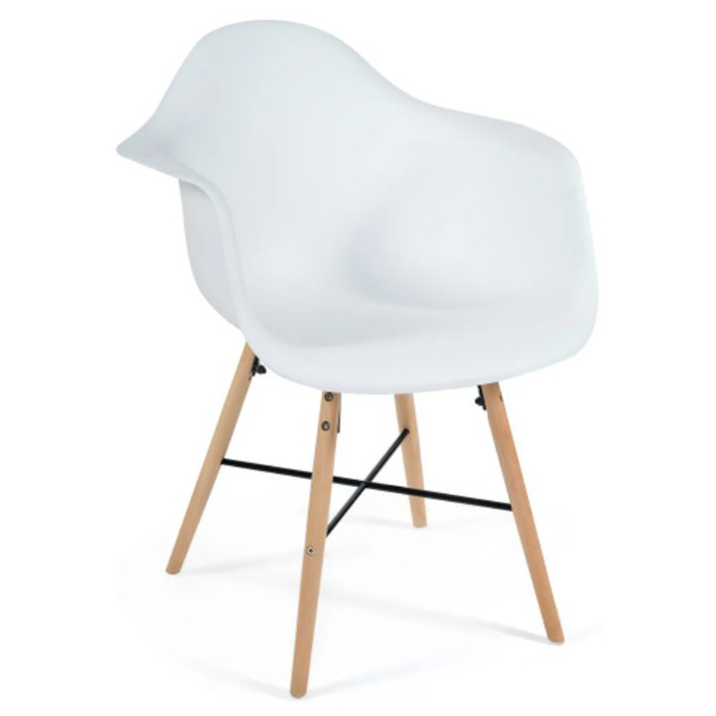 Стул DAW White Белый Древесина Стул DAW White Белый Древесина в Барнауле | Loft Concept