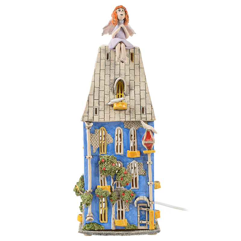 Ночник Домик Angel on The Roof Голубой Мульти Ночник Домик Angel on The Roof Голубой Мульти в Барнауле | Loft Concept