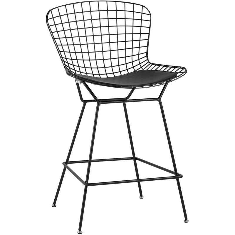 Полубарный стул Bertoia Barstool Черный Матовый Металл Черный Полубарный стул Bertoia Barstool Черный Матовый Металл Черный в Барнауле | Loft Concept