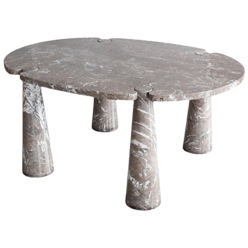 Кофейный стол Jacobi Marble Coffee Table Бежево-серый Кофейный стол Jacobi Marble Coffee Table Бежево-серый в Барнауле | Loft Concept
