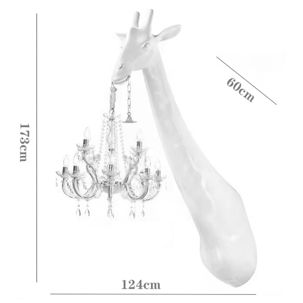 Бра белый жираф White Giraffe Wall Lamp Sconce Chandalier Бра белый жираф White Giraffe Wall Lamp Sconce Chandalier в Барнауле
