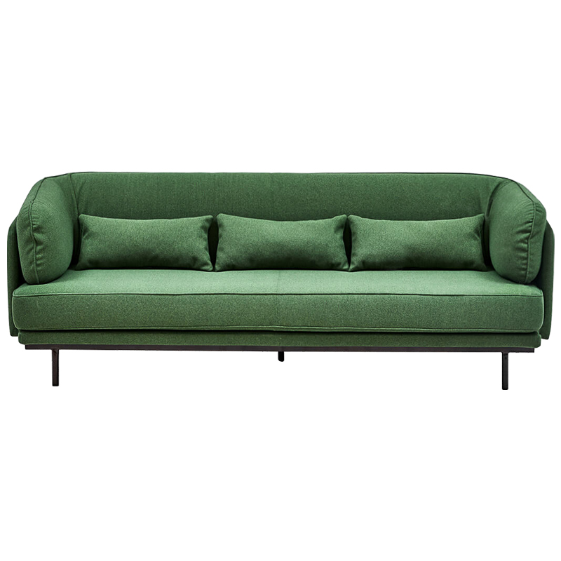 Диван Vibek Sofa Зеленый Черный Диван Vibek Sofa Зеленый Черный в Барнауле | Loft Concept