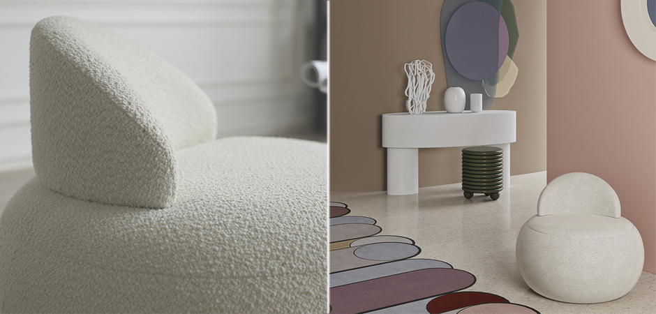 Кресло Boucle Snowball Armchair Кресло Boucle Snowball Armchair - Loft-Concept в Барнауле