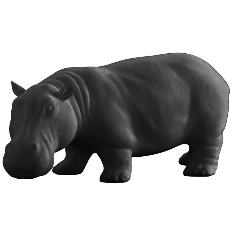 Статуэтка Abhika Hippo Bisc. Black Черный Статуэтка Abhika Hippo Bisc. Black Черный в Барнауле | Loft Concept
