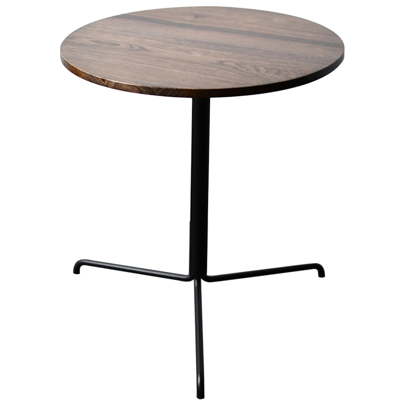 Кофейный стол Tiegan Industrial Metal Rust Coffee Table Черный Коричневый в Барнауле | Loft Concept 
