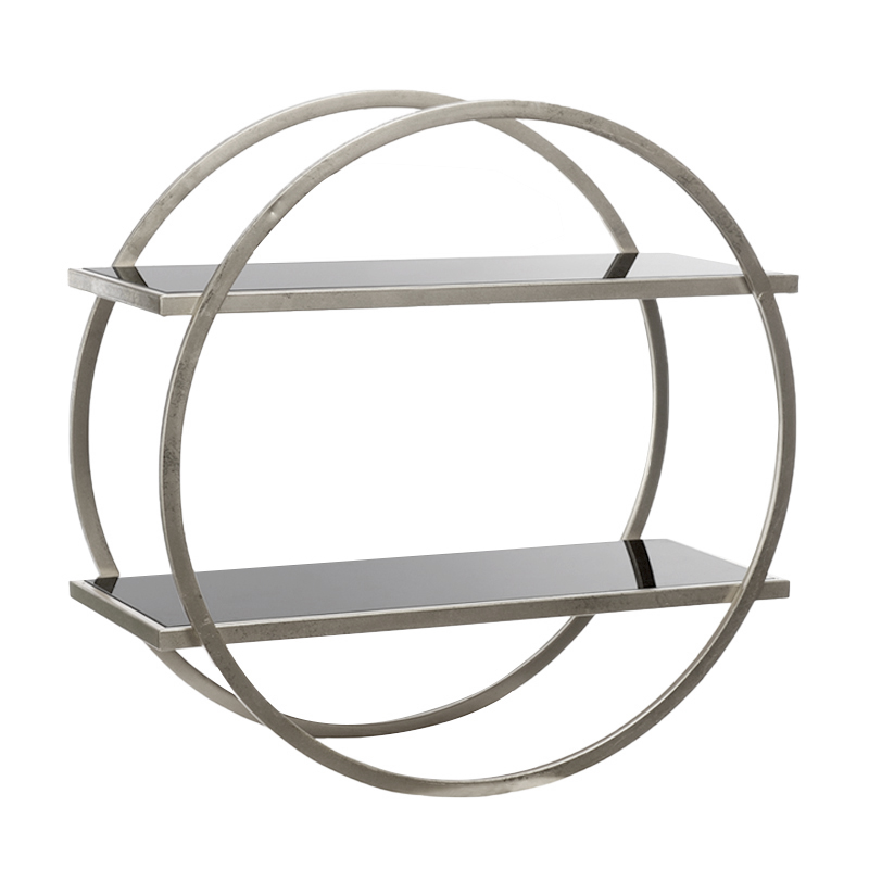 Полка Circle Silver Серый Серебряный Полка Circle Silver Серый Серебряный в Барнауле | Loft Concept