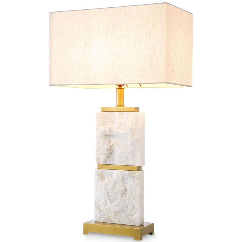 Настольная лампа Eichholtz Table Lamp Newton L Marble Кремовый Латунь Белый Мрамор Bianco Настольная лампа Eichholtz Table Lamp Newton L Marble Кремовый Латунь Белый Мрамор Bianco в Барнауле | Loft Concept