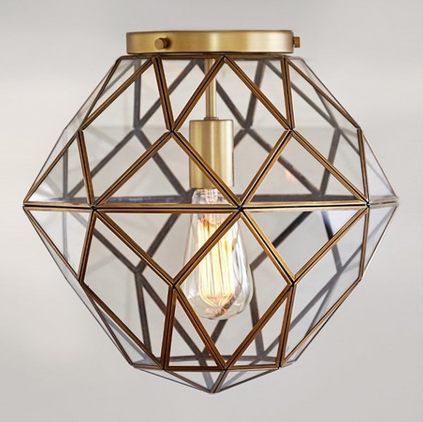 Потолочный светильник Glass & Metal Mount Потолочный светильник Glass & Metal Mount в Барнауле | Loft Concept