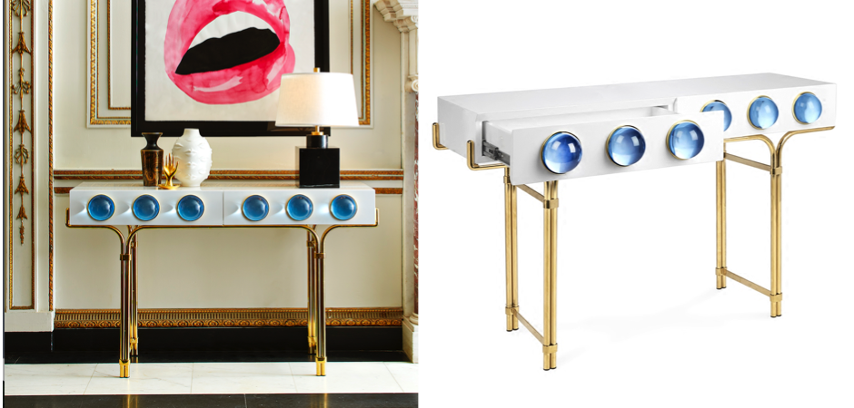 Консоль Globo Console Синий цвет Консоль Globo Console Синий цвет - Loft-Concept в Барнауле
