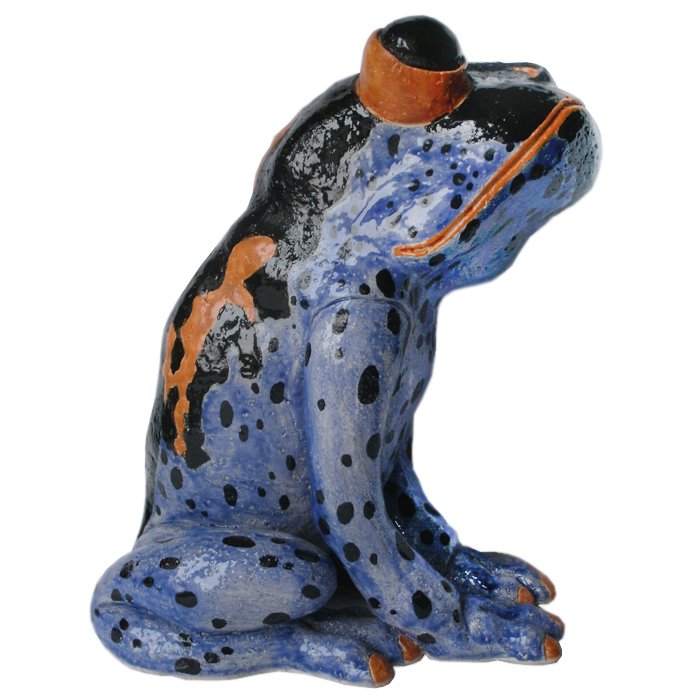 Статуэтка Tropical Frog Синий Оранжевый Статуэтка Tropical Frog Синий Оранжевый в Барнауле | Loft Concept