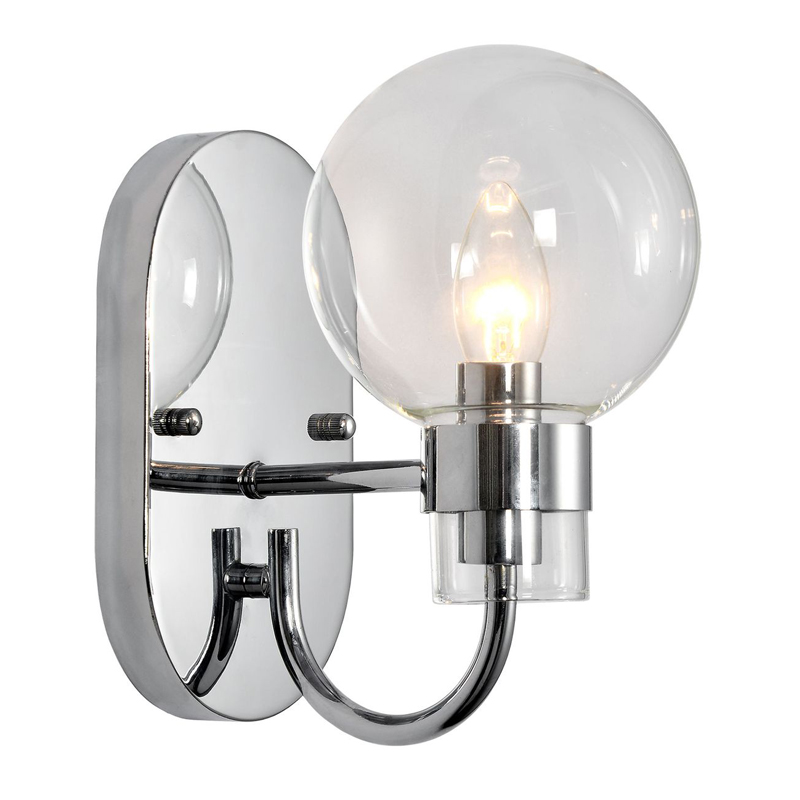 Бра Votrom Sconce chrome Хром Прозрачный (Transparent) Бра Votrom Sconce chrome Хром Прозрачный (Transparent) в Барнауле | Loft Concept