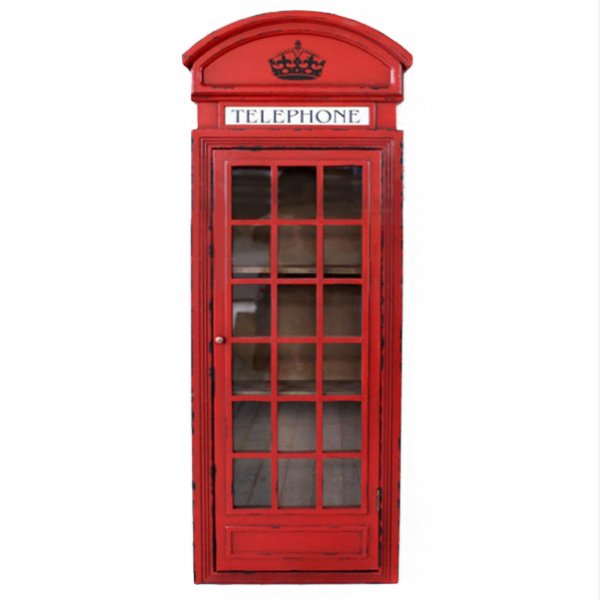 Буфет Red Telephone Box Красный Буфет Red Telephone Box Красный в Барнауле | Loft Concept