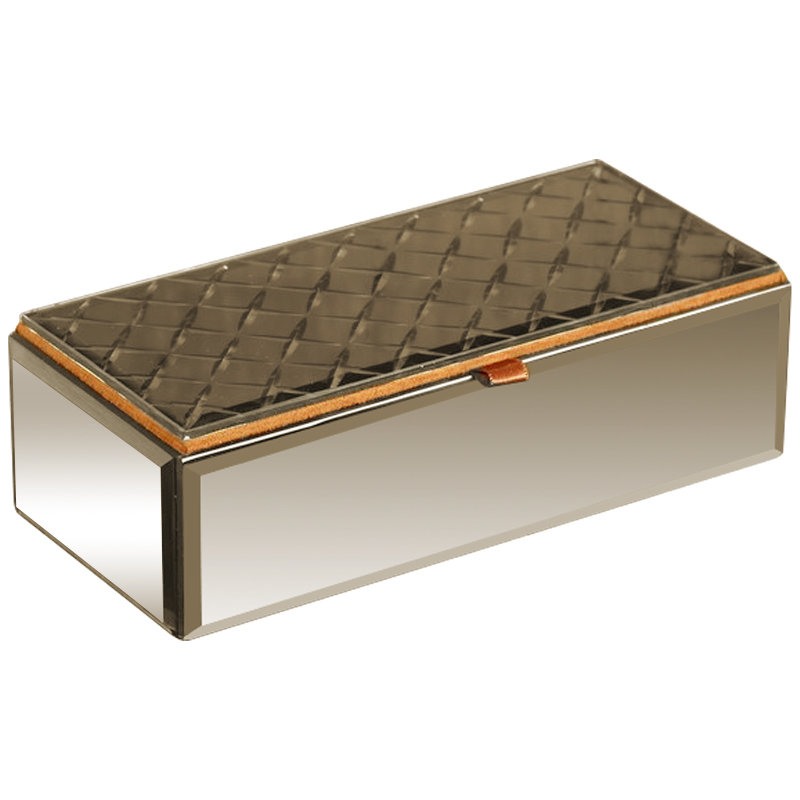 Шкатулка Vega Mirrored Box Зеркало Коричневый Шкатулка Vega Mirrored Box Зеркало Коричневый в Барнауле | Loft Concept