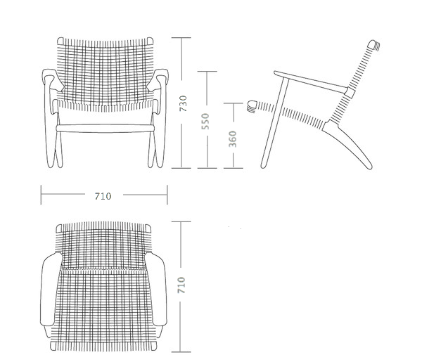 Кресло Hans Wegner CH25 Кресло Hans Wegner CH25 в Барнауле