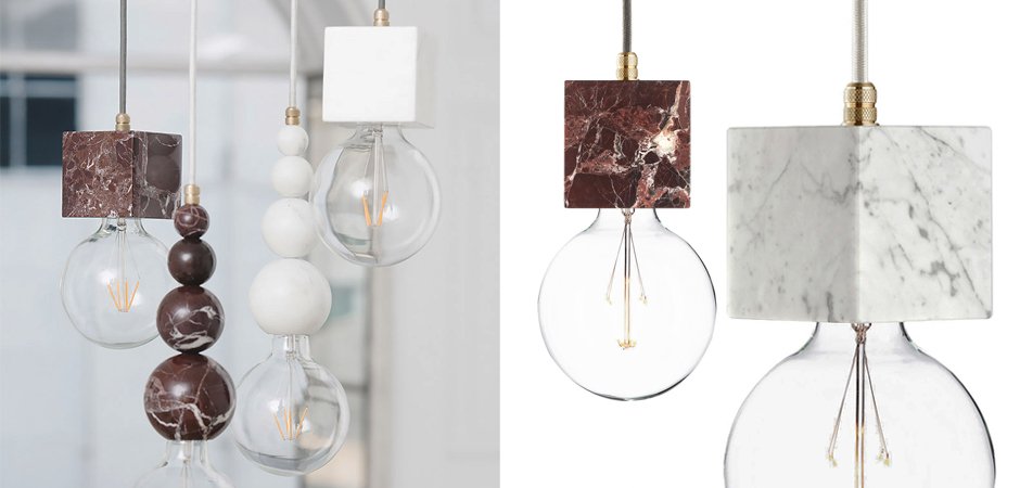 Подвесной светильник MARMOR VELDI Rosso Подвесной светильник MARMOR VELDI Rosso - Loft-Concept в Барнауле