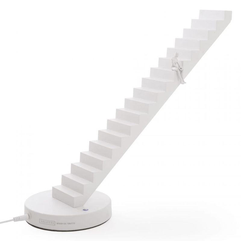 Настольная лампа Seletti Verso Lamp White Белый Настольная лампа Seletti Verso Lamp White Белый в Барнауле | Loft Concept