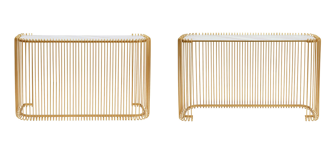 Консоль золото Anthony - фото №2