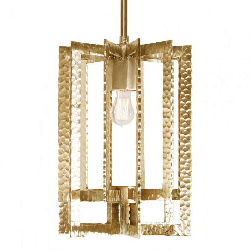 Подвесной Светильник Textured Cage Pendant Lamp gold Латунь Подвесной Светильник Textured Cage Pendant Lamp gold Латунь в Барнауле | Loft Concept